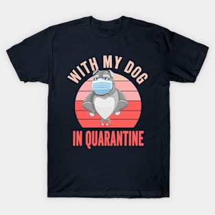 Quarantined Birthday Dog 2020 Funny Gift Idea T-Shirt